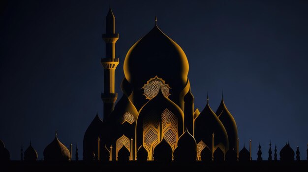 Photo beautiful islamic background for ramadan kareem