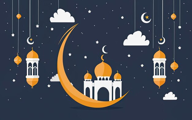 beautiful Islamic background for Ramadan Kareem