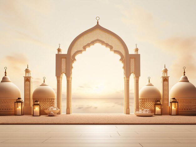 beautiful Islamic background