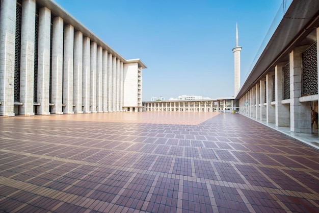 Beautiful Istiqlal mosque exterior