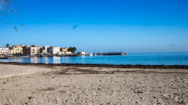 Beautiful italian landscapes, Mondello beach, Palermo, Sicily