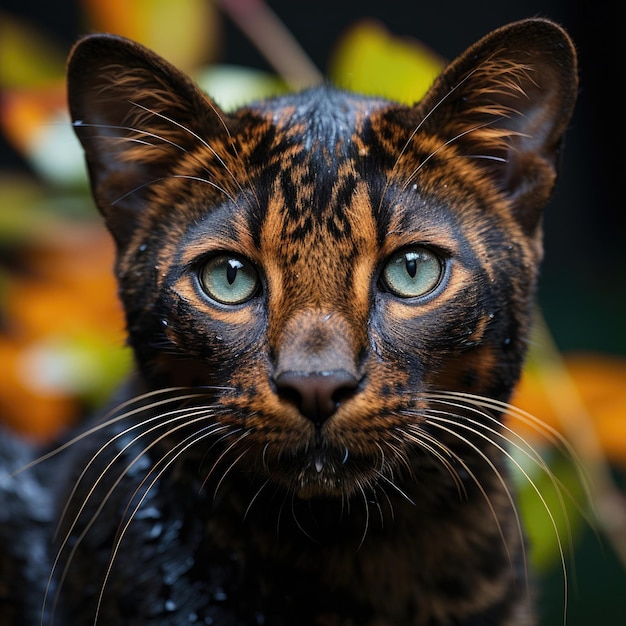 Beautiful Jaguarundi in Natural Surroundings