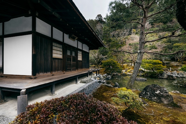 Photo beautiful japanese garden