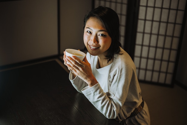 Beautiful japanese woman, lifestyle moments