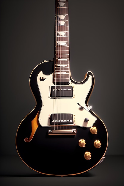 Beautiful jazz and blues electric guitar