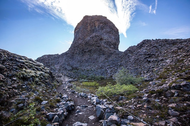 The beautiful Jokulsargljufur trekking trail Iceland