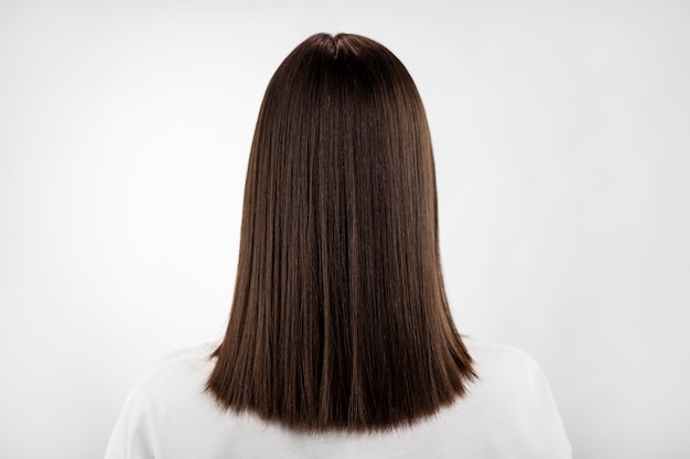 Photo beautiful keratin treated hair