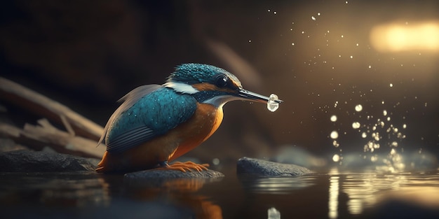 Beautiful kingfisher