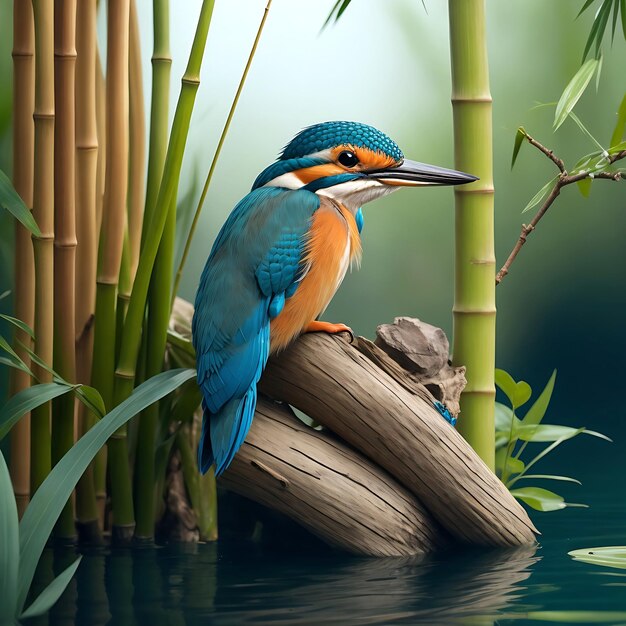 Photo beautiful kingfisher