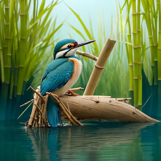 Photo beautiful kingfisher