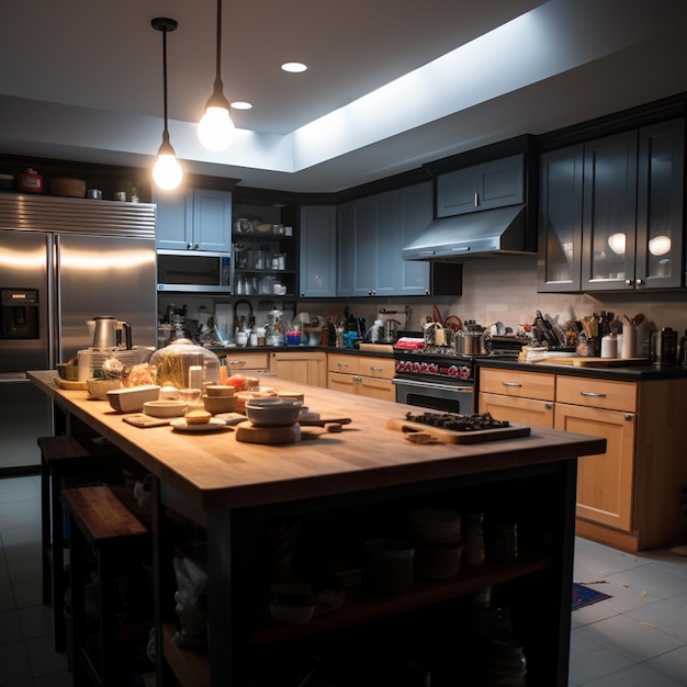 A beautiful kitchen interior design