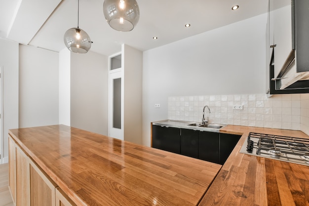 Beautiful kitchen interior