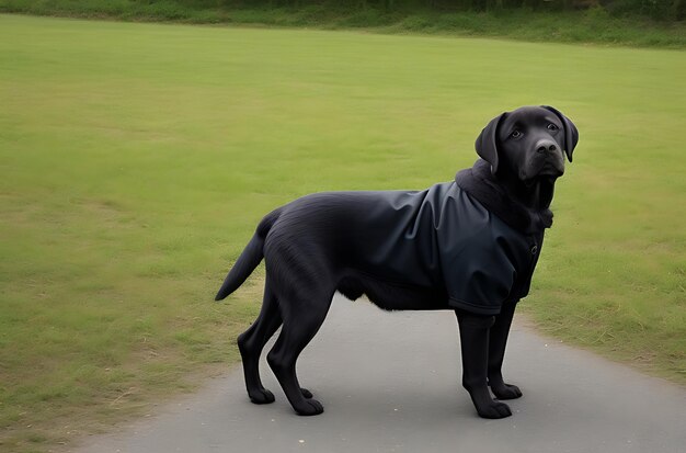 Photo beautiful labrador coat