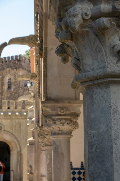 Beautiful landmark details from Quinta da Regaleira in Sintra