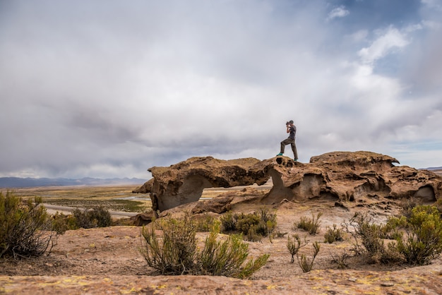 Beautiful landscape of the desert