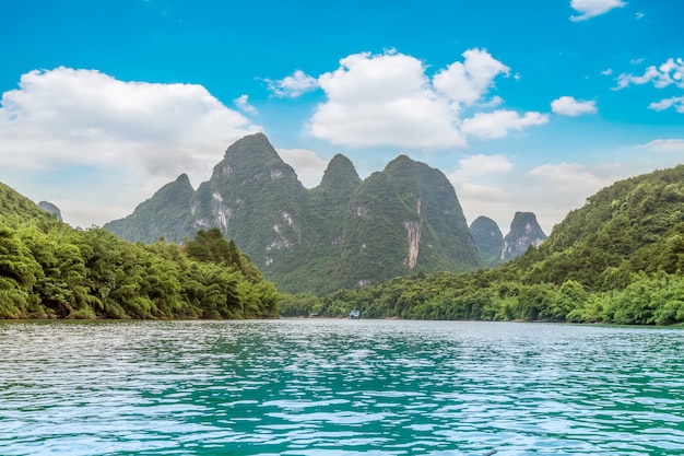 The Beautiful Landscape of Guilin, Guangxi