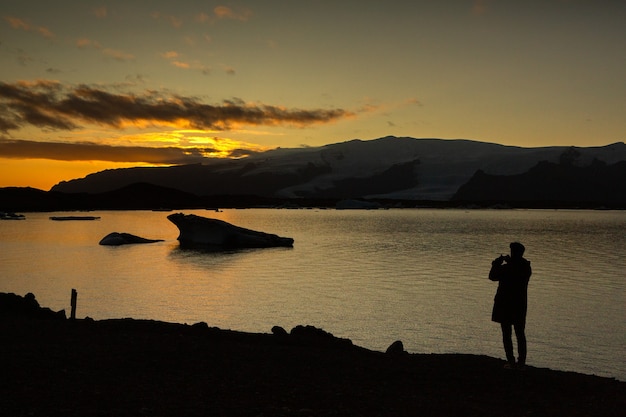 아이슬란드의 아름다운 풍경 이미지