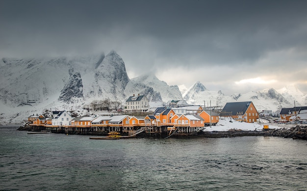 Beautiful landscape on Lofoten Island