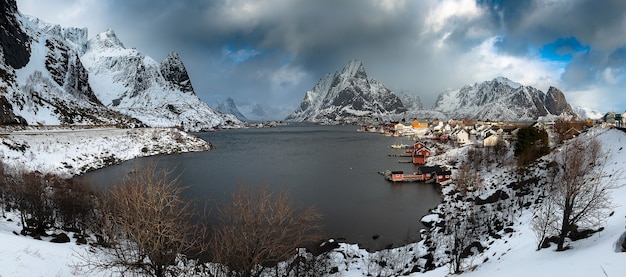 Beautiful landscape on Lofoten Island