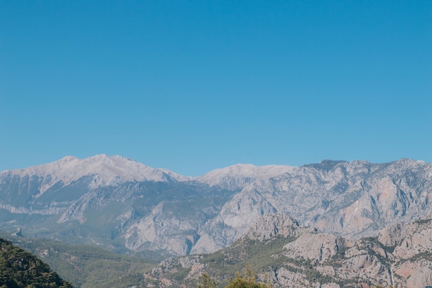 Beautiful landscape of mountains in Turkey, Antalya.