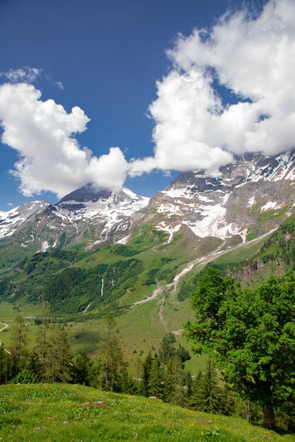 A beautiful landscape of the mountains