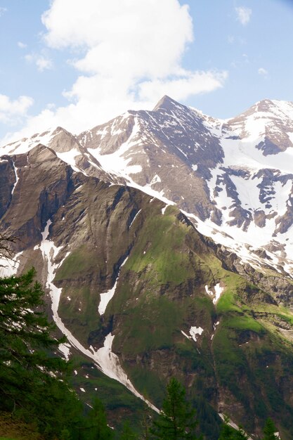 A beautiful landscape of the mountains