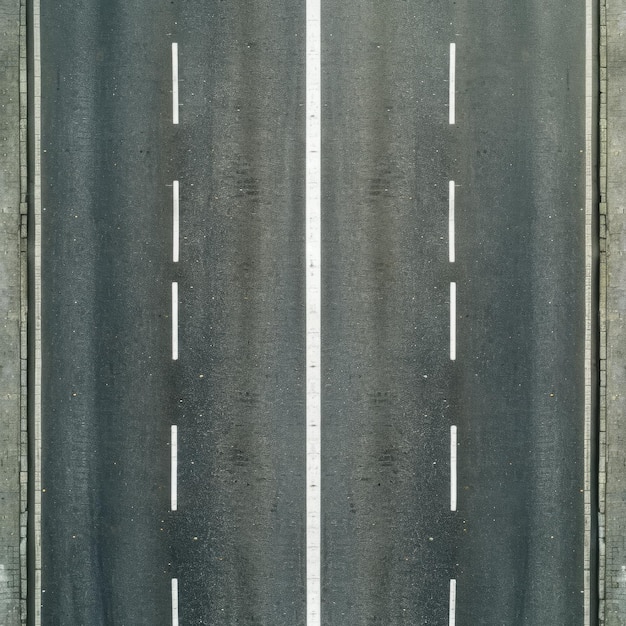 Photo the beautiful landscape a panoramic road leading to the vanishing point in nature