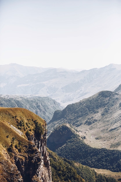 Beautiful landscape photo of Georgian mountains 