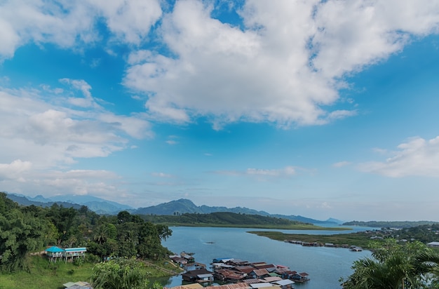 Beautiful landscape in Sangkhlaburi