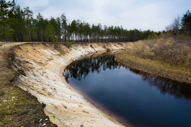 Beautiful landscape of Siberia