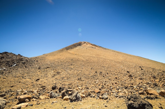 Beautiful landscape of Teide national park Tenerife Canary island Spain