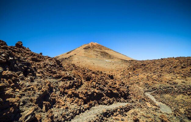 Beautiful landscape of Teide national park Tenerife Canary island Spain