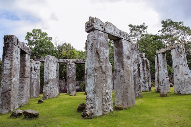 Beautiful Landscape of the unique stone arrangement at Stonehenge