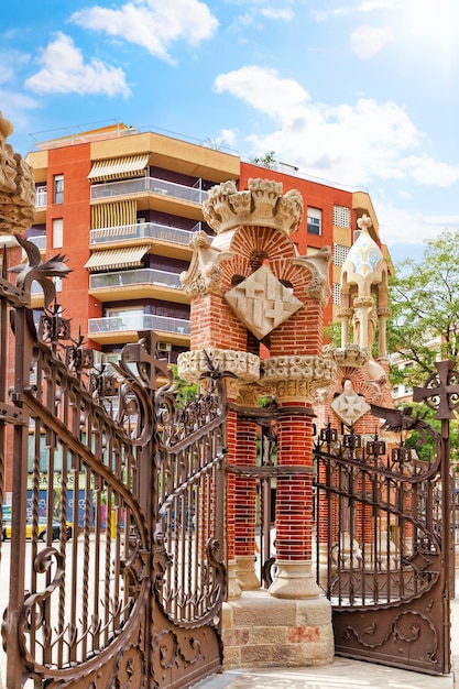 Beautiful landscape of the urban view Barcelona Catalonia Spain