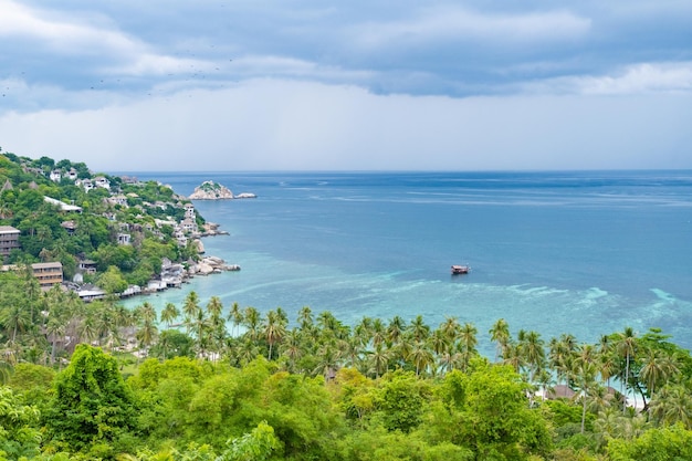 Beautiful landscape view at Koh Tao Thailand