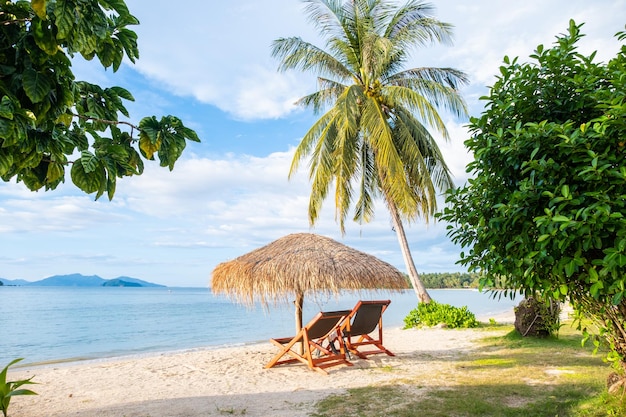 Beautiful landscape view of Kohmak Island at Thailand