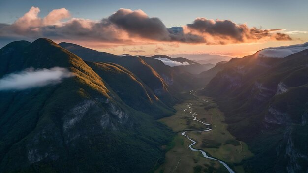 Photo beautiful landscape with the apuseni mountains in romania