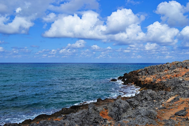 사진 바다와 바위와 아름 다운 풍경