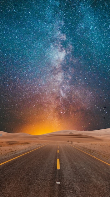 写真 星空のある美しい風景