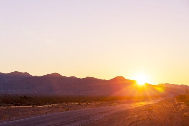 Beautiful landscapes of the American desert