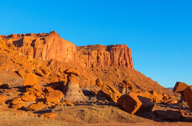 Beautiful landscapes of the American desert