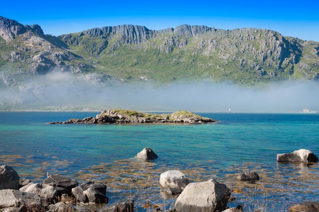 Photo beautiful landsscape lofoten