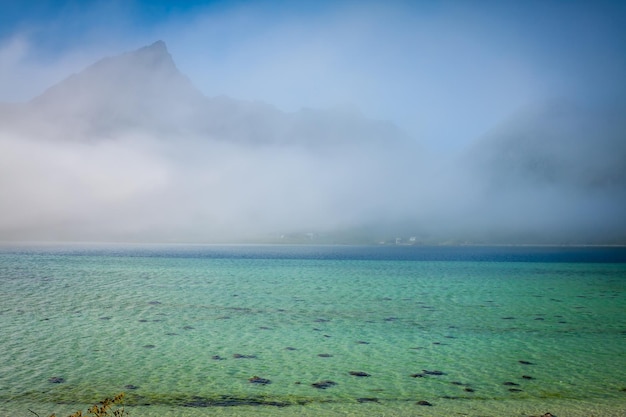 Photo beautiful landsscape lofoten