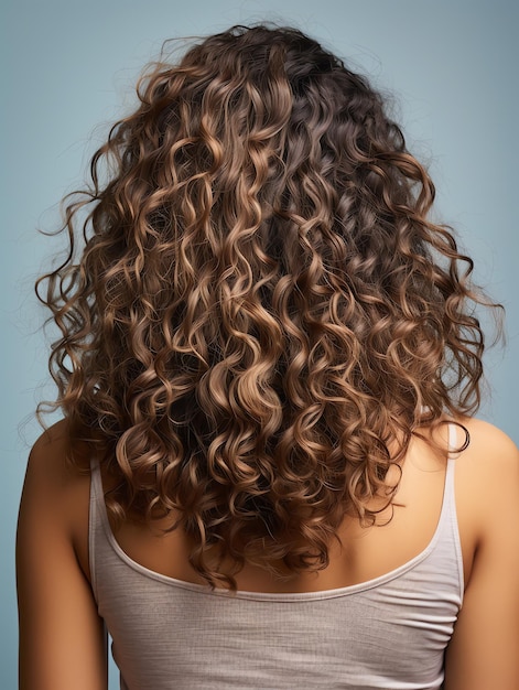 beautiful Layered curls hair style