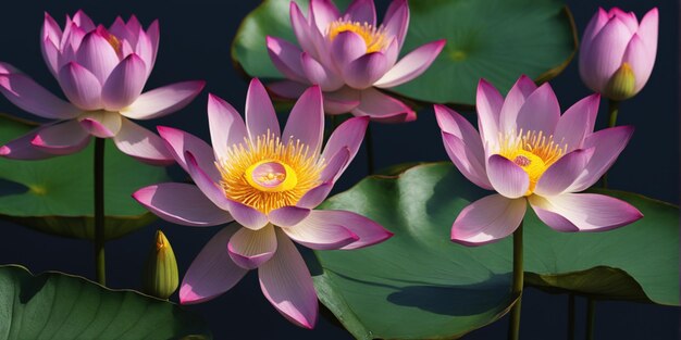 Beautiful lotus flowers have a deep meaning for different cultures and religions