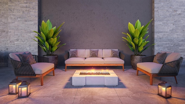 beautiful and luxurious space to drink wine with planned and designed furniture