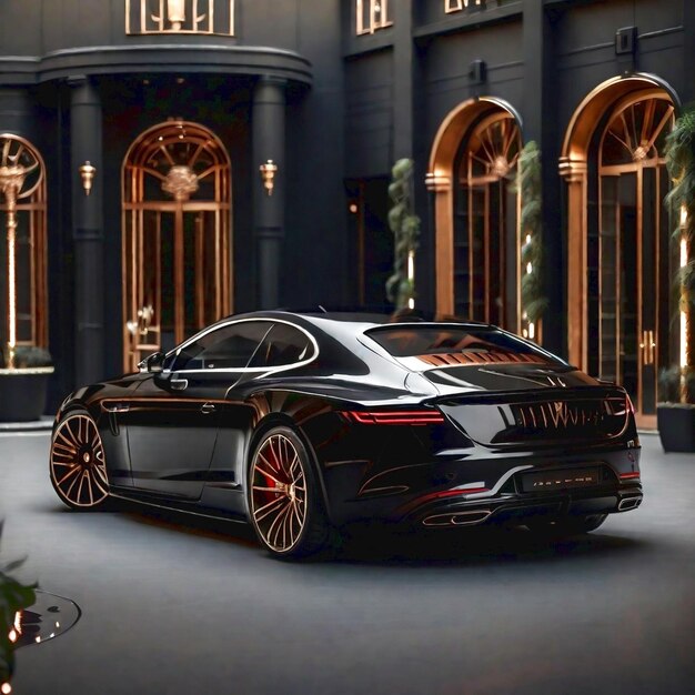 Photo beautiful luxury car generated ai