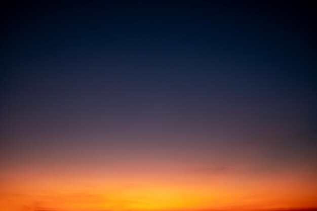 Beautiful luxury soft gradient orange gold clouds and sunlight on the blue sky perfect for the background take in everningTwilight Large size high definition landscape photo