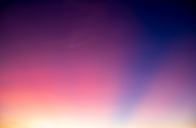 Beautiful of luxury soft gradient orange gold clouds and sunlight on the blue sky perfect