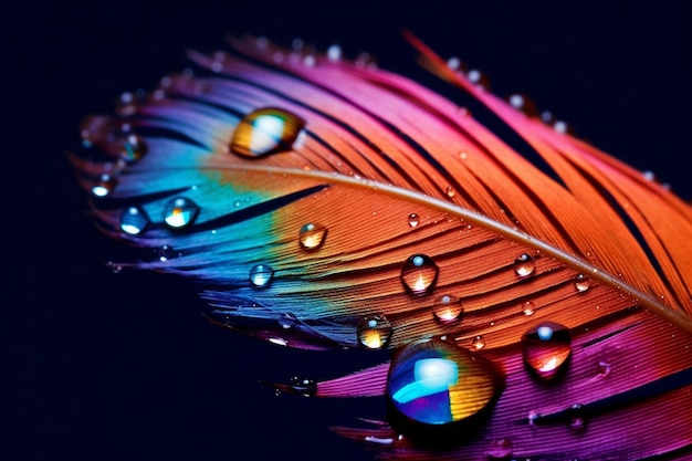 Photo beautiful macro image of fragility